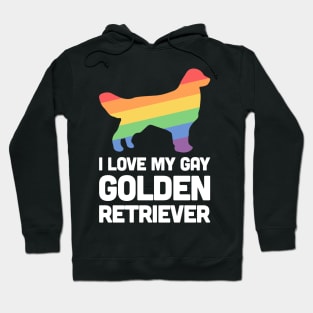 Golden Retriever - Funny Gay Dog LGBT Pride Hoodie